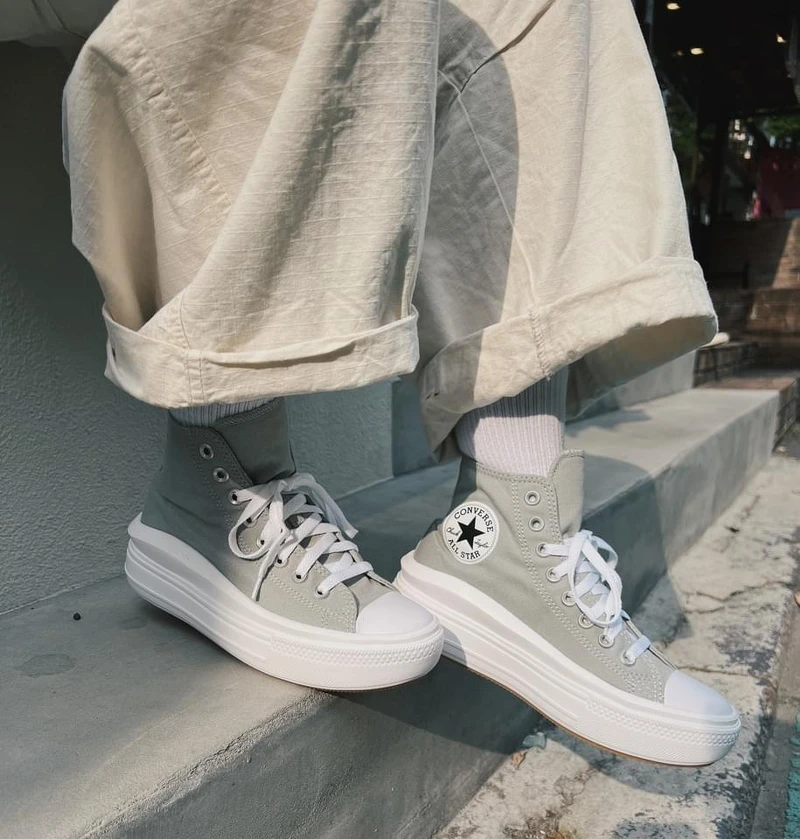 Converse Chuck Taylor All Star Move文青灰，NT 2,380