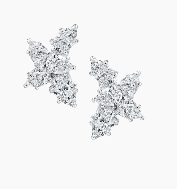 HARRY WINSTON Winston Cluster系列鑽石耳環 HARRY WINSTON Winston Cluster系列鑽石耳環