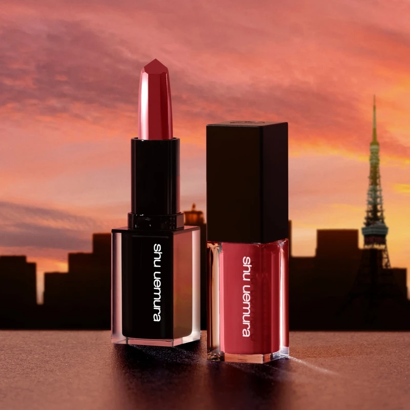 SHU UEMURA 植村秀慵懶日落唇情境圖。 SHU UEMURA 植村秀慵懶日落唇情境圖。