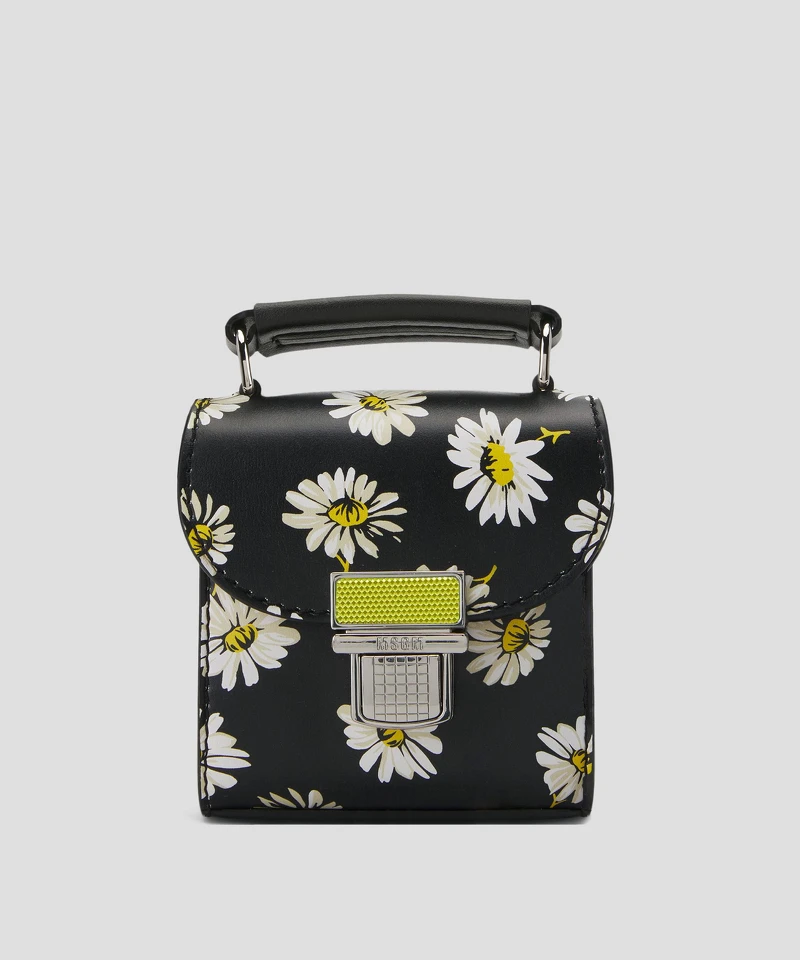 MSGM 迷你 CLIC® 黑底雛菊包,NT9,300。 MSGM 迷你 CLIC® 黑底雛菊包,NT9,300。