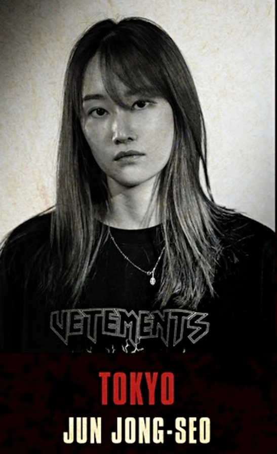 《紙房子:韓國篇》全鐘瑞 飾演 東京 《紙房子:韓國篇》全鐘瑞 飾演 東京