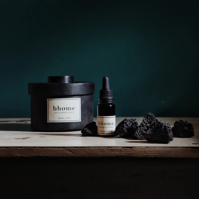 MAD et LEN Bhome限定聯名款擴香-Nuit de Cyprien柏樹，NT4,800。