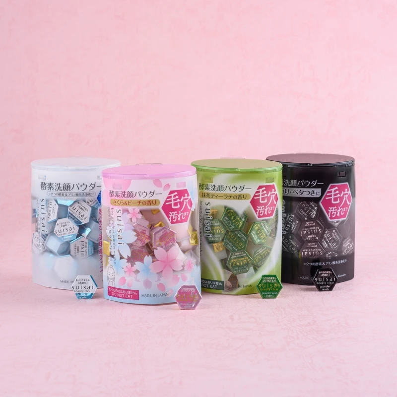 KANEBO佳麗寶suisai淨透酵素粉N有多款選擇,滿足大家各種心情與肌膚狀況。