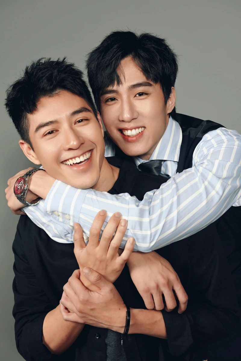 《我的牙想你》吳岳擎（左）、余晉首次搭擋演CP，第一次試戲就擦出火花