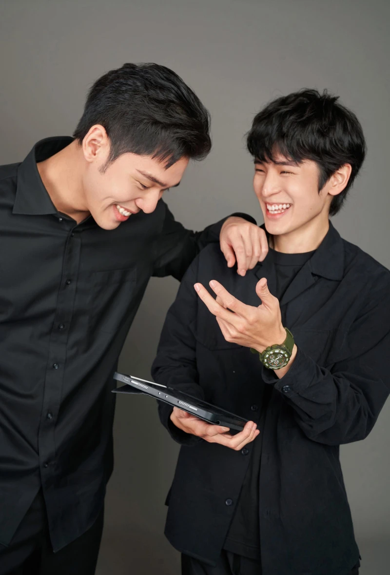 《我的牙想你》周予天（左）、張豐豪互動自然，拍出好默契