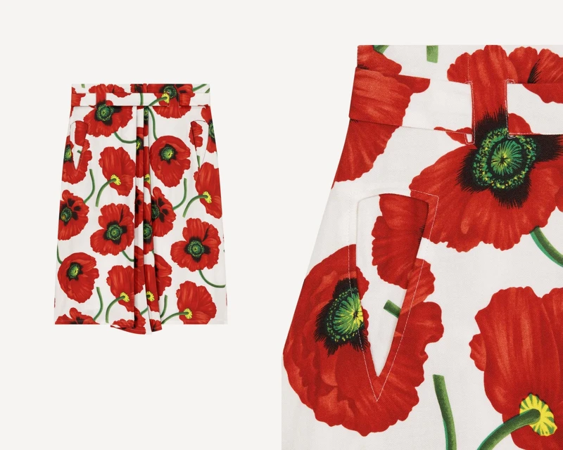 罌粟花園白色傘裙,NT$24,800