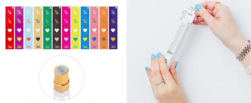 SWATi 366誕生日香氛噴霧日期專屬貼紙與神秘訊息。