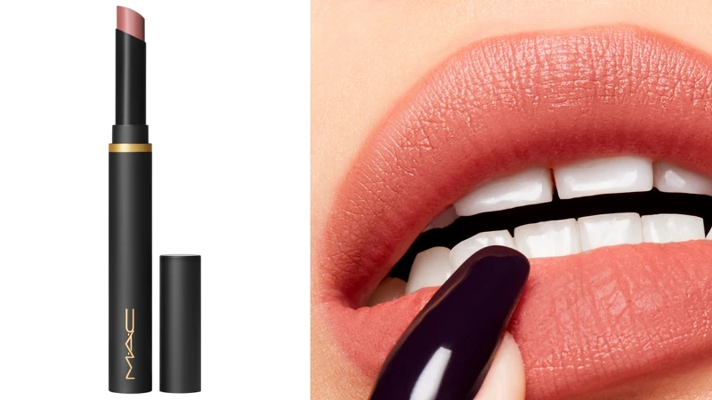 M.A.C絲柔粉霧奢緞唇膏#892榛果濕吻OVER THE TAUPE,NT1,100。 M.A.C絲柔粉霧奢緞唇膏#892榛果濕吻OVER THE TAUPE,NT1,100。