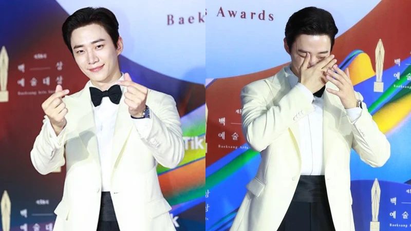 李俊昊紅毯自信又害羞 李俊昊紅毯自信又害羞