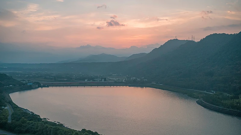 石門水庫大壩景色 石門水庫大壩景色