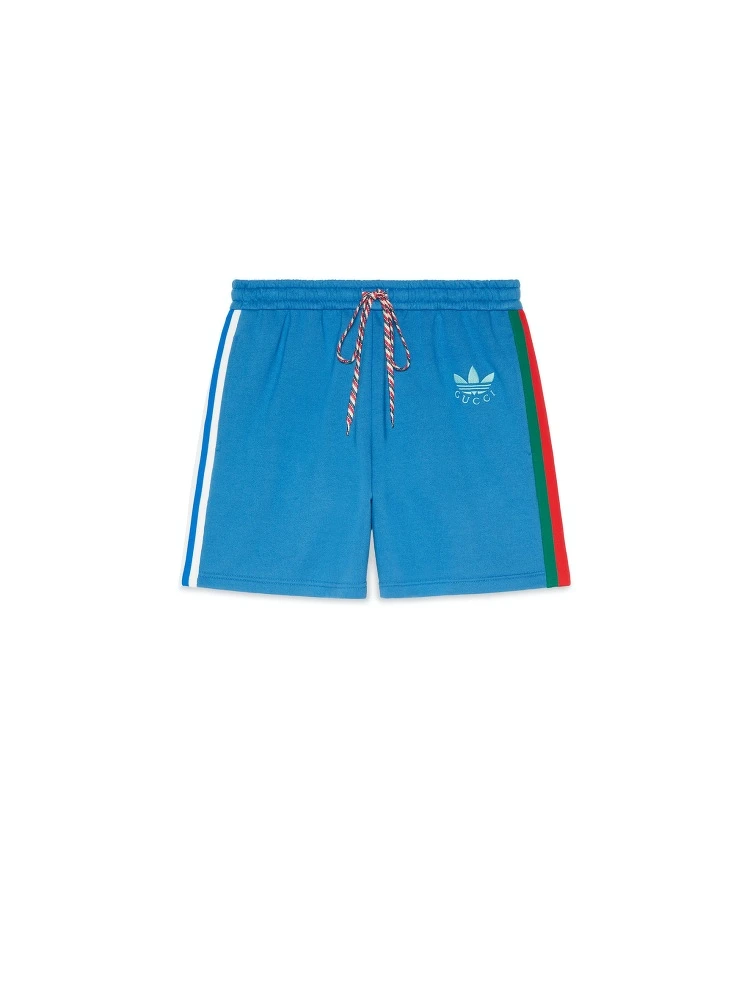 7. adidas X Gucci 藍色運動短褲，NT 32,400