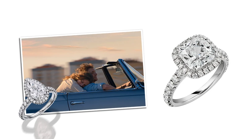 DESTINÉE DE CARTIER系列訂婚鑽戒。 DESTINÉE DE CARTIER系列訂婚鑽戒。