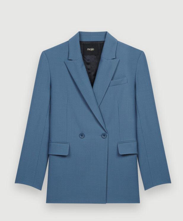 Maje 雙口袋西裝外套,價格店洽。 Maje 雙口袋西裝外套,價格店洽。