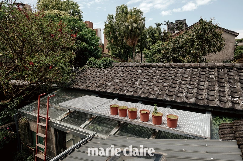 全家都很喜歡的屋頂天台空間，是城市中很難見到的設計。