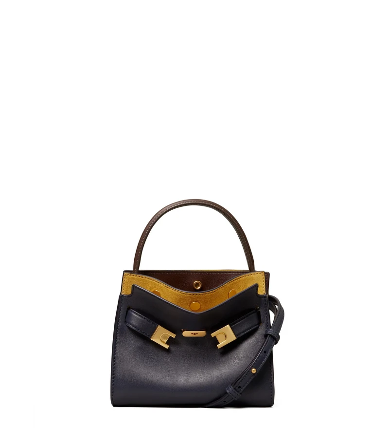 Tory Burch 深海藍Lee Radziwill 雙層包(迷你) ,NT$27,900