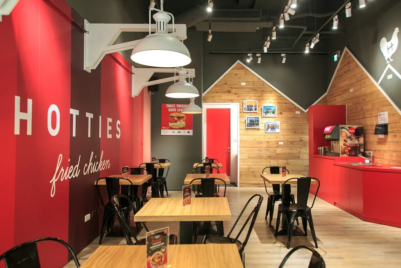 HOTTIES美式辣炸雞台灣分店