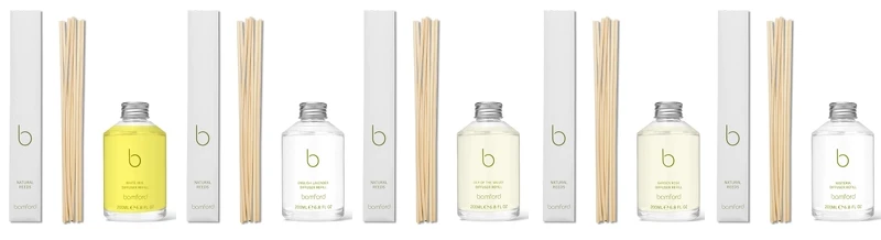 bamford花園系列室內擴香補充瓶(共5款)200ml,NT1,700。 bamford花園系列室內擴香補充瓶(共5款)200ml,NT1,700。