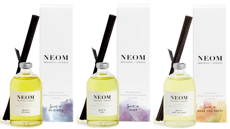 NEOM室內擴香補充瓶100ml,NT1,350。 NEOM室內擴香補充瓶100ml,NT1,350。