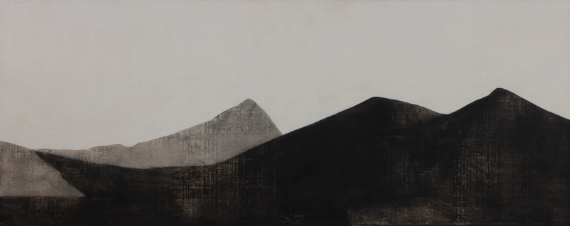 Jcao-36, 三座山, 80X200cm, 亞麻布坦培拉, 2022 Jcao-36, 三座山, 80X200cm, 亞麻布坦培拉, 2022