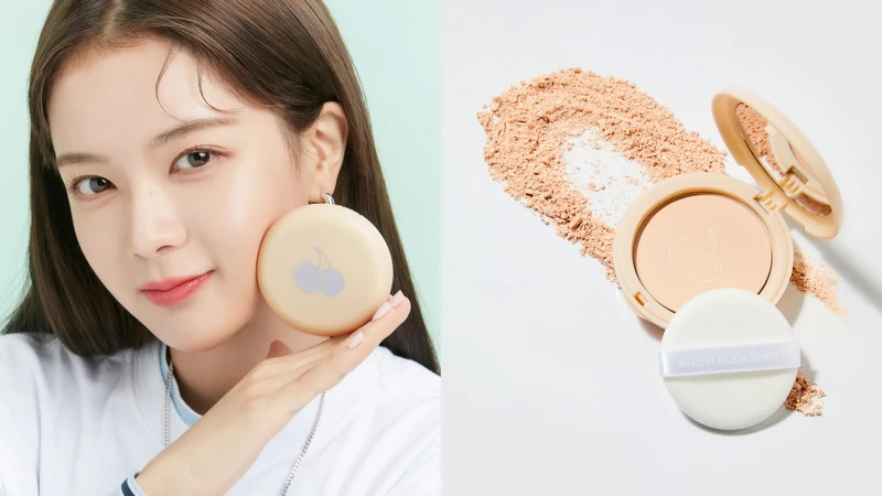 KIRSH BLENDING輕透無瑕蜜粉餅,NT590。 KIRSH BLENDING輕透無瑕蜜粉餅,NT590。