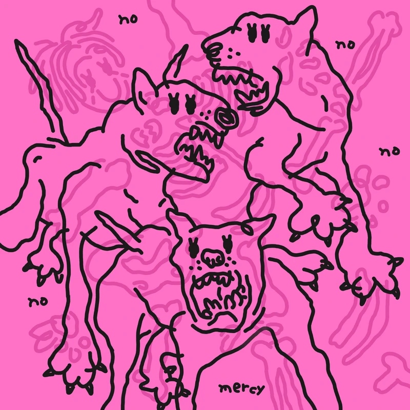 朱晨維畫作《No Mercy》很多事情是無法等價交換的,尤其是情感。 朱晨維畫作《No Mercy》很多事情是無法等價交換的,尤其是情感。