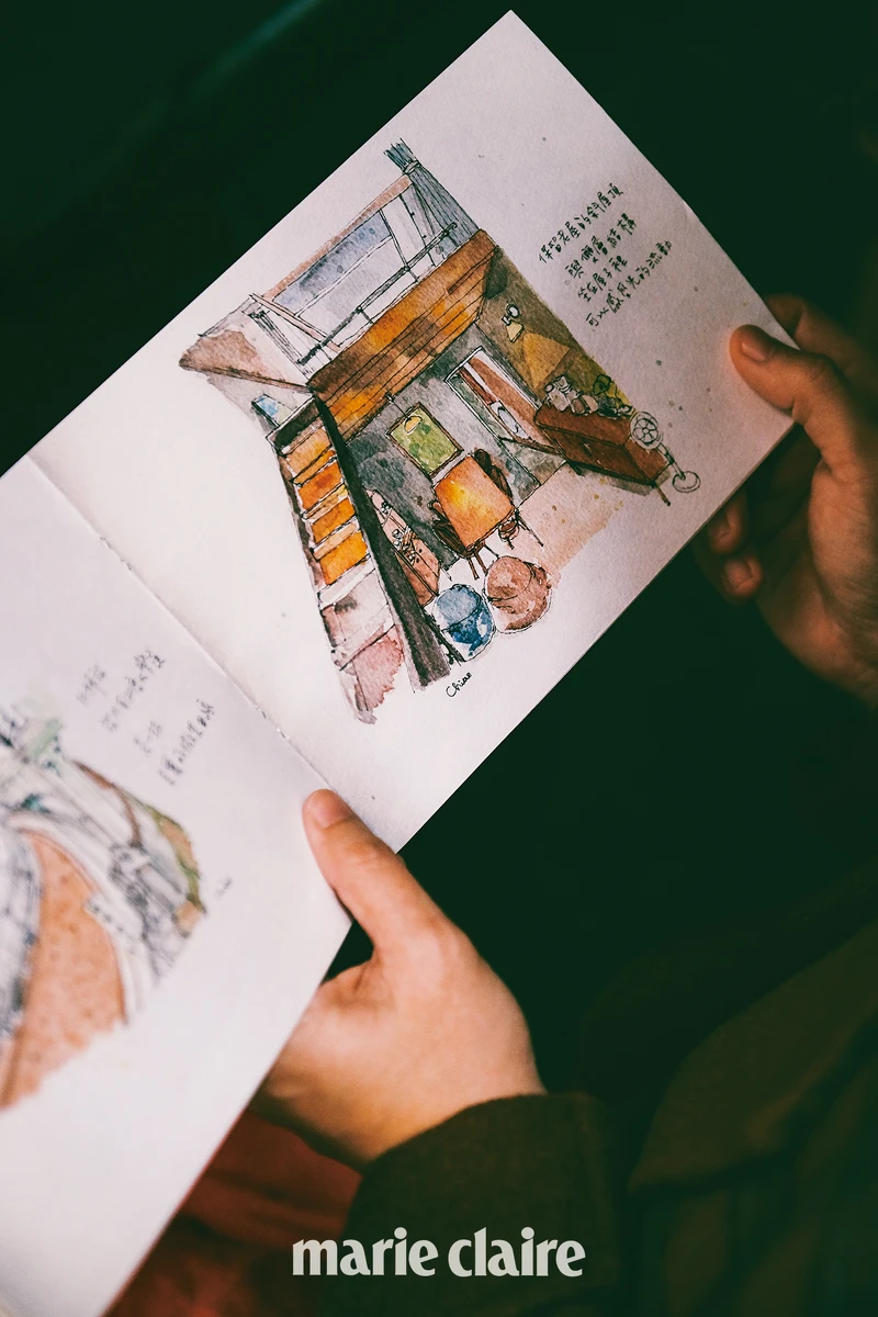 有溫度的手繪導覽手冊。 有溫度的手繪導覽手冊。