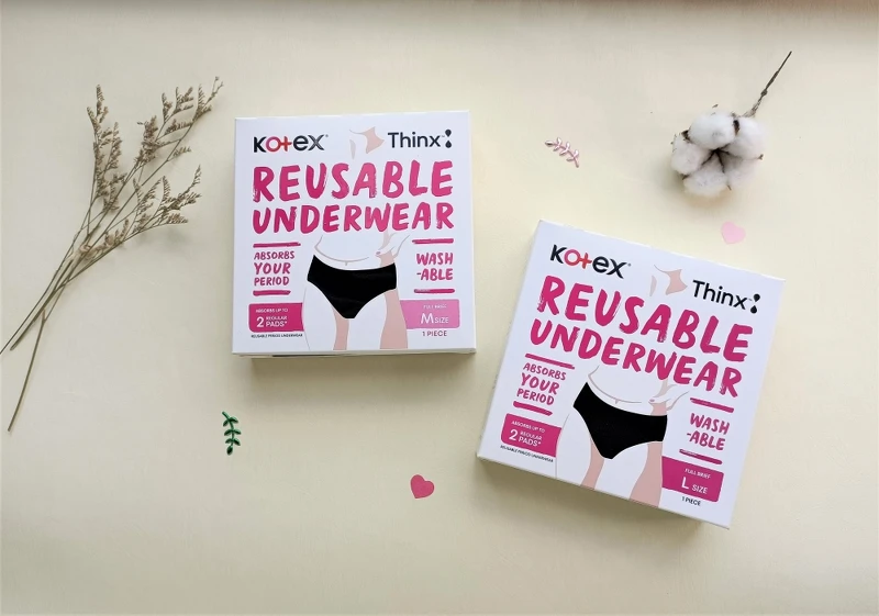 衛生棉品牌Kotex靠得住推出可水洗月經褲,重複水洗可抵100片棉棉。 衛生棉品牌Kotex靠得住推出可水洗月經褲,重複水洗可抵100片棉棉。