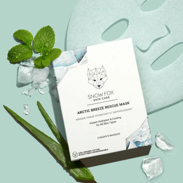 Snow Fox涼感修護面膜一盒五片,NT950 Snow Fox涼感修護面膜一盒五片,NT950