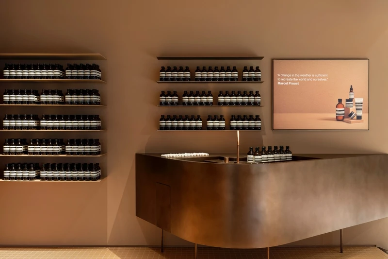 Aesop台北信義誠品店店舖照。 Aesop台北信義誠品店店舖照。