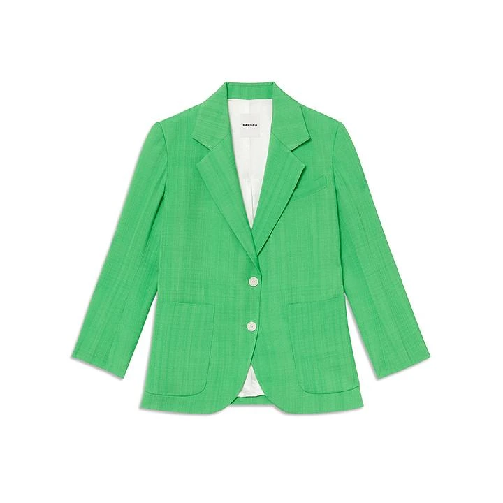 Sandro 綠色西裝外套，NT16,930。