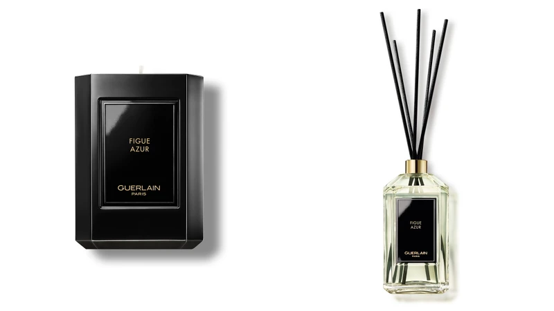 嬌蘭居家藝術系列FIGUE AZUR蔚藍地中海香氛蠟燭200g，NT4,100、室內擴香200ml，NT4,530。