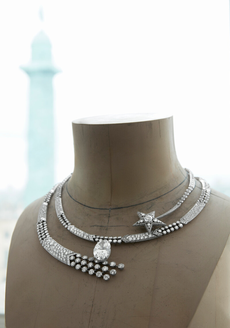 Comète Volute 項鍊工藝圖