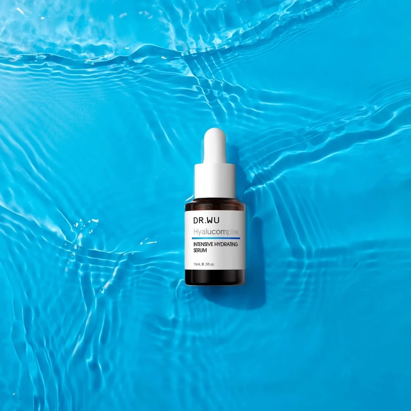 DR.WU玻尿酸保濕精華液情境圖。