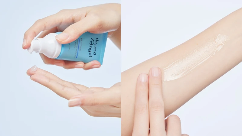 DermaAngel護妍天使益菌生保濕舒緩水凝露質地。 DermaAngel護妍天使益菌生保濕舒緩水凝露質地。