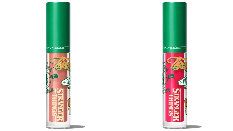 M.A.C X STRANGER THINGS怪奇物語聯名晶亮魔唇(共2色),NT800。 M.A.C X STRANGER THINGS怪奇物語聯名晶亮魔唇(共2色),NT800。