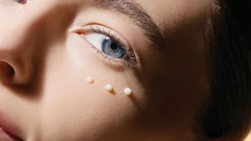 蘭蔻絕對完美黃金玫瑰修護眼霜質地。