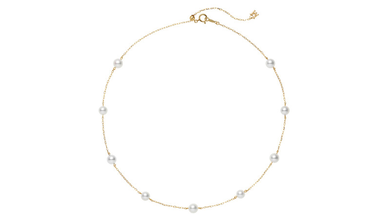 MIKIMOTO珍珠鏈結項鍊,參考價格NT$57,000。 MIKIMOTO珍珠鏈結項鍊,參考價格NT$57,000。