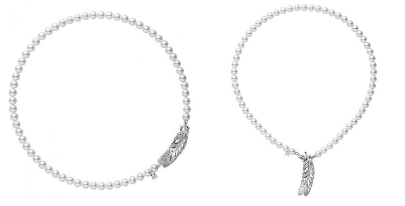 Mikimoto Feather Collection羽毛造型珍珠串鍊,參考價格NT$ 110,000 Mikimoto Feather Collection羽毛造型珍珠串鍊,參考價格NT$ 110,000