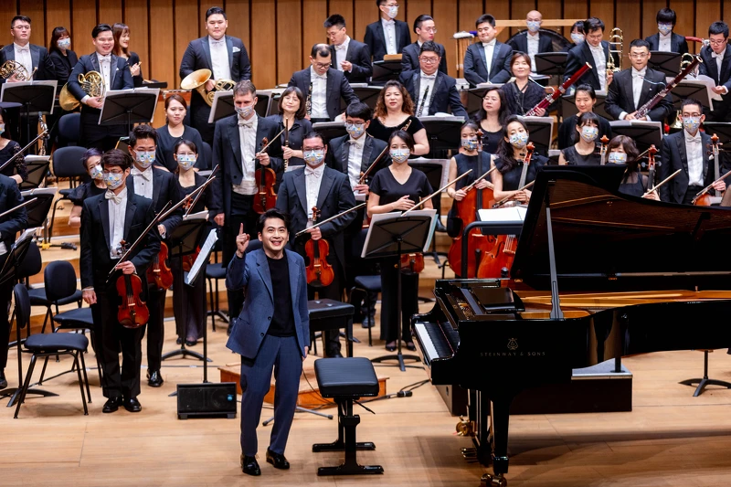 《春之狂想》音樂會圓滿成功,觀眾疫情嚴峻中仍踴躍參與 (圖 / 高雄市交響樂團提供 攝影:李奕瑲)