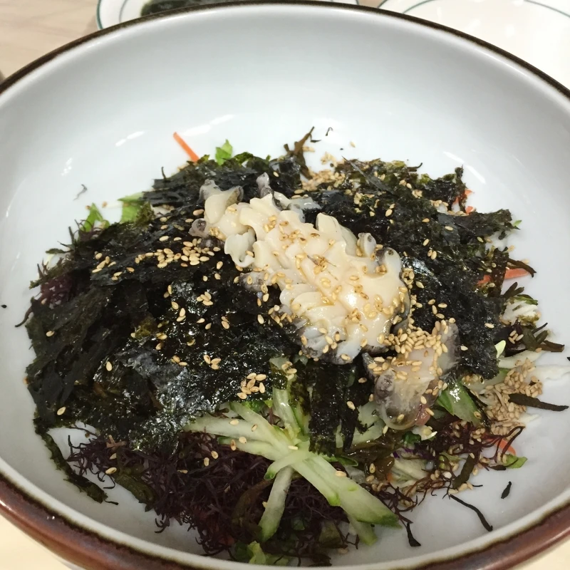 鮑魚拌飯。
