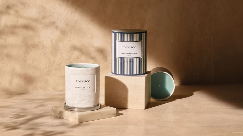 迪奧香氛世家伊甸岩度假香氛蠟燭海洋度假限量版250g，NT3,200。