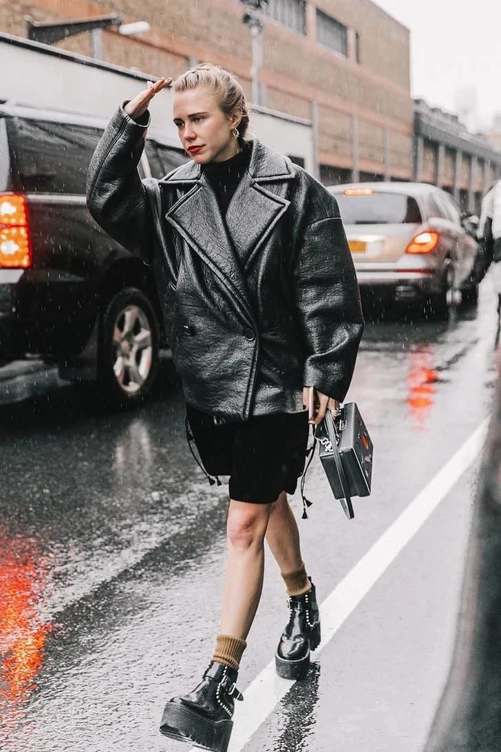 飛行皮夾克 X 寬鬆輪廓 飛行皮夾克 X 寬鬆輪廓