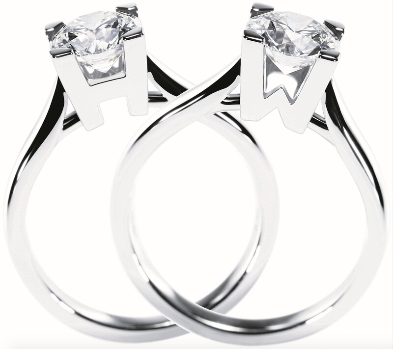 海瑞溫斯頓鑽戒盤點01_HW Logo系列