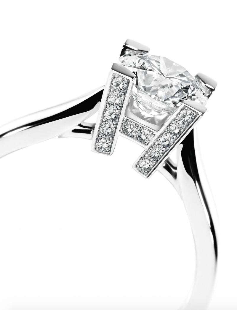 海瑞溫斯頓鑽戒盤點01_HW Logo系列