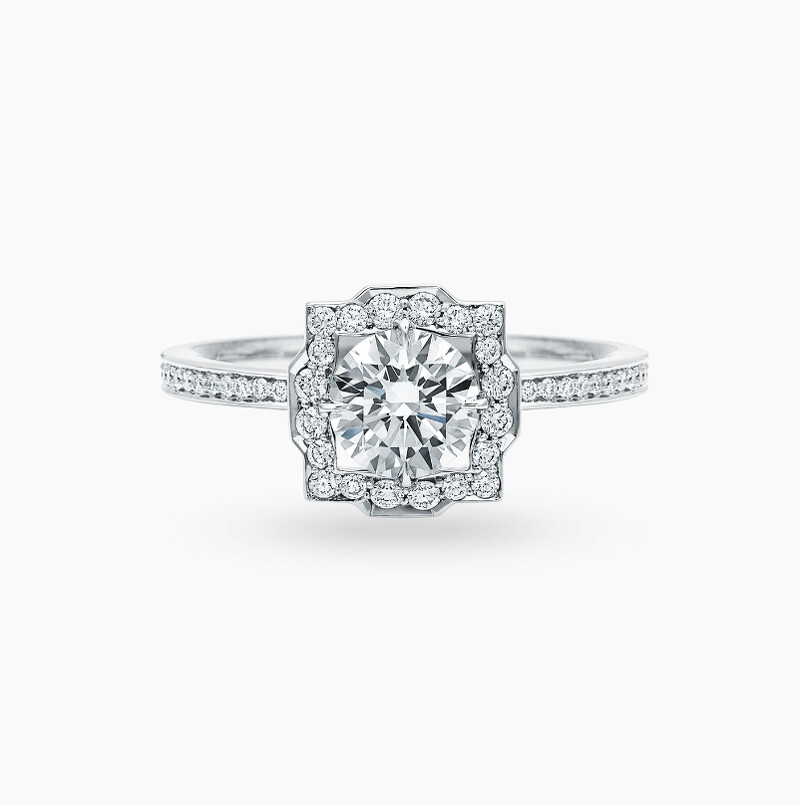 海瑞溫斯頓鑽戒盤點06_Belle系列