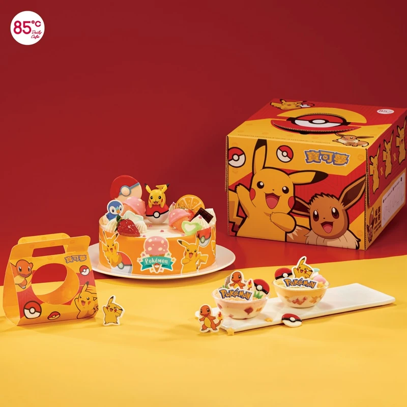 85度Ｃ推出全新寶可夢蛋糕