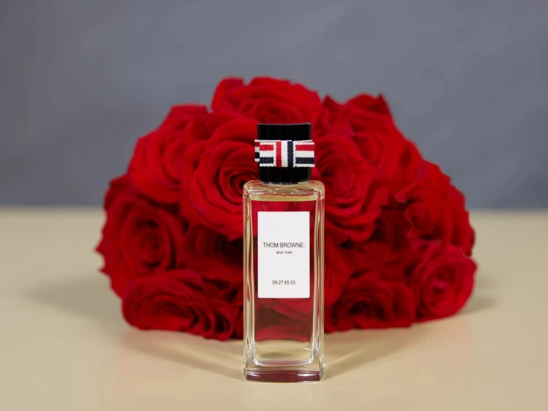 THOM BROWNE香水09.27.65.03香根草與玫瑰75ml,NT7,200。 THOM BROWNE香水09.27.65.03香根草與玫瑰75ml,NT7,200。