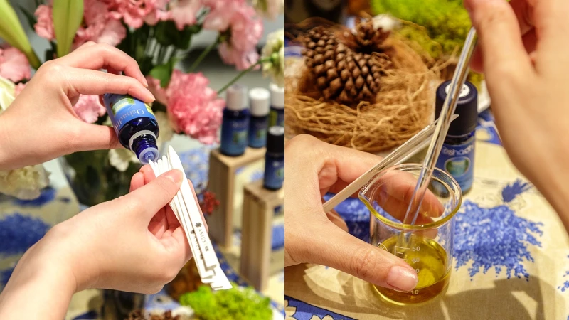 肯園氣味自療癒工作坊現場。