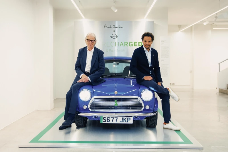 Paul Smith 和 Mini 設計負責人 Oliver Heilmer。 Paul Smith 和 Mini 設計負責人 Oliver Heilmer。
