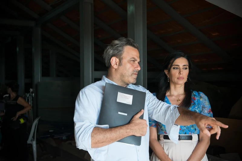 《黎巴嫩的天空》導演奧亞力穆恩奈斯跟娜迪拉巴琪 《黎巴嫩的天空》導演奧亞力穆恩奈斯跟娜迪拉巴琪